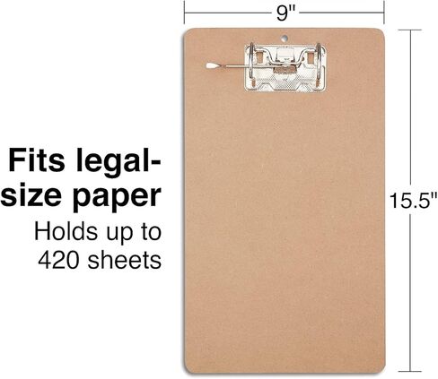 حافظة خشبية من Staples ArchBoard، حجم قانوني، بني، 3 عبوات - ألواح حافظة كلاسيكية من الألواح الصلبة in Saudi Arabia