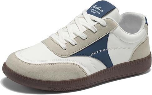 Men's Fashion Sneakers Shoes Low Top Casual Walking Shoes Classic Retro Gum Sole Lightweight and Non-Slip Tennis Shoes in Saudi Arabia