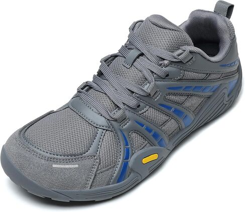 Mens Barefoot Shoes Wide Width Comfortable Sneaker Zero Drop Sole Breathable Mesh Walking Shoes Non-Slip Outdoor Trail Running Shoes in Kuwait