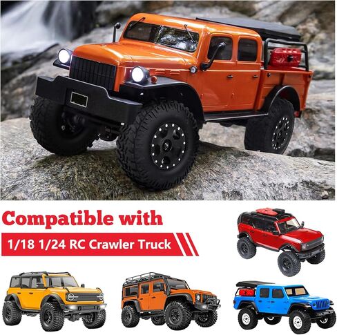Hobbypark 4pcs 1.0 Beadlock Wheels Rims with Brass Wheel Weights Extended 7mm Hex Wheel Hubs for 1/24 RC Crawler Car Axial SCX24 Gladiator Bronco C10 Deadbolt Upgrades (Type A) in Saudi Arabia