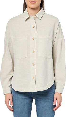 Billabong Women's Stoked on You Oversized Fit Button Down Long Sleeve Shirt in Saudi Arabia