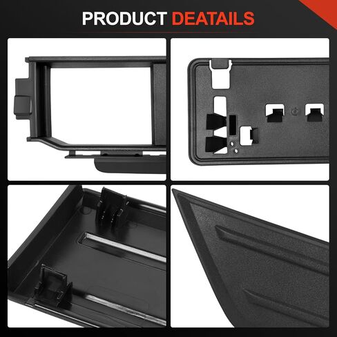 Front Bumper Grille W/Front Bumper Guards Pads & License Plate Frame Bracket Kit Compatible with Ford F150 F-150 2021 2022 2023, Lower Center Cover Spacer Panel Replace ML3Z17B968BB ML3Z17B968BA in Saudi Arabia