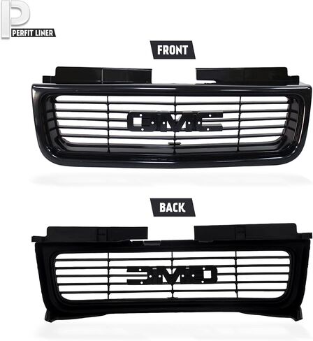 Perfit Liner New Front Black Grille Grill Compatible With 1998-2005 GMC Jimmy SUV Sonoma Pickup Truck Fits GM1200436 12472678 in Saudi Arabia