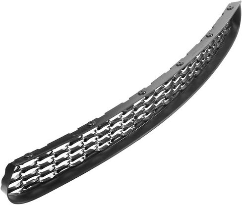 IKON MOTORSPORTS Front Lower Grille, Compatible With 2015-2023 Dodge Charger SRT/Scat Pack, SRT Style Unpainted Black PP Bumper Mesh Grill Guard in Kuwait