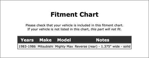 Reverse Automatic Transmission Band Compatible With Mitsubishi Mighty Max 1986 1985 1984 1983 P-3521074 in Saudi Arabia