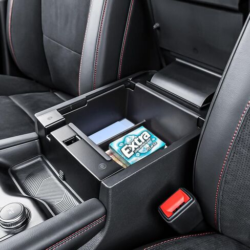 RUNROAD Center Console Organizer Tray Compatible with 2026 2025 2024 2023 2022 2021 2020 Ford Explorer Accessories, Armrest Storage Box For Explorer XLT Limited Platinum Middle Console Dividers, Black in Saudi Arabia