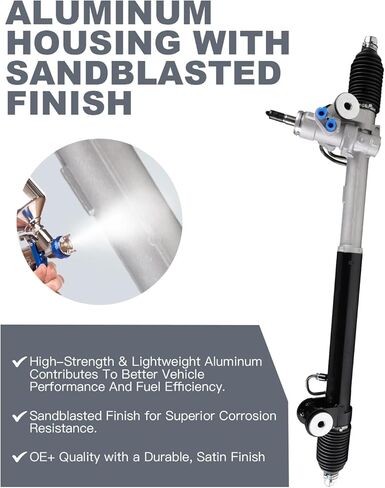 مجموعة الرف والترس متوافقة مع شيفروليه تريل بليزر EXT، وجي إم سي إنفوي XL XUV، وبويك رينييه، وأولدزموبيل برافادا، وإيسوزو اسيندر، ورف الطاقة الهيدروليكي ومجموعة التوجيه ترس استبدال OE 22-1014 in Kuwait