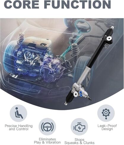 مجموعة الرف والترس متوافقة مع شيفروليه تريل بليزر EXT، وجي إم سي إنفوي XL XUV، وبويك رينييه، وأولدزموبيل برافادا، وإيسوزو اسيندر، ورف الطاقة الهيدروليكي ومجموعة التوجيه ترس استبدال OE 22-1014 in Kuwait