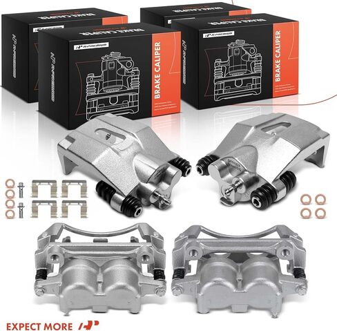 A-Premium Disc Brake Caliper Assembly with Brackets Compatible with Dodge Vehicles - Dakota 2003 2004 - Front and Rear, Driver and Passenger Side in Saudi Arabia