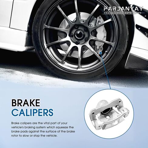 2x فرجار أمامي يسار ويمين - استبدال فرجار الفرامل القرصية لفورد F-250 5.0L 1980-1985، لفورد F-250 5.8L 1980-1985، لفورد F-250 6.6L 1980-1982، لفورد F-250 6.9L 1983-1985 in Kuwait