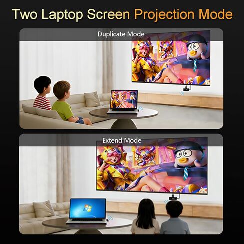 جهاز إرسال واستقبال HDMI لاسلكي USB-C، ممتاز ومتطور، مدخل 4K 1080p@60 هرتز، التوصيل والتشغيل، بث الكمبيوتر المحمول/الكمبيوتر اللوحي/الهاتف إلى التلفزيون/الشاشة/جهاز العرض in Kuwait