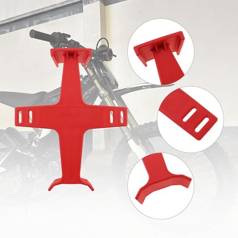 Windance 2PCS 11.2 Inch 30cm Motorcycle Front Fork Saver, Fork Support Brace Suspension Guard Protector for Dirt Pit Bike Motocross with 2 Hook Loop Fastener Straps (Red) in Saudi Arabia