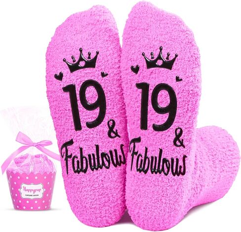 HAPPYPOP 16th Birthday Gifts Ideas Socks - 16 Year Old Birthday Presents for Girls, Happy Birthday Socks for 16 Year Olds in Saudi Arabia