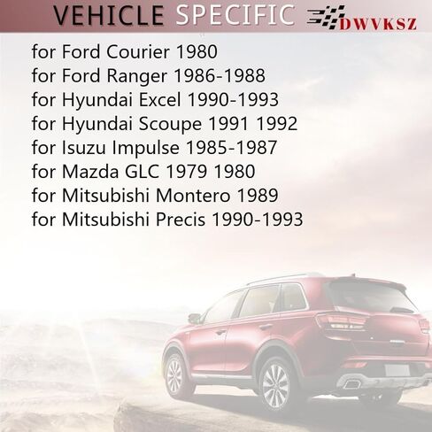 1x خرطوم سخان HVAC يستبدل #15908071، 15913153 للأنابيب لمشعب السحب لـ Isuzu Impulse 1.9L 1985 1986 1987، لـ Impulse 2.0L 1985 1986 1987، لـ Ford Ranger 2.3L 1986 1987 1988 in Saudi Arabia