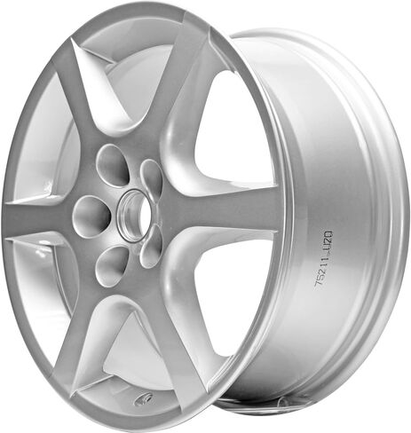 حافة عجلة جديدة من سبائك الألومنيوم مقاس 17 × 7 بوصة مقاس 17 بوصة مطلية بالفضة لسيارة نيسان ألتيما 2002 2003 2004 | ALY62398U20N in Saudi Arabia