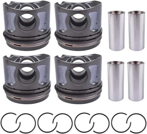Pistons And Rings 4x STD AP03 Compatible With Transit Ducato Jumper in Saudi Arabia