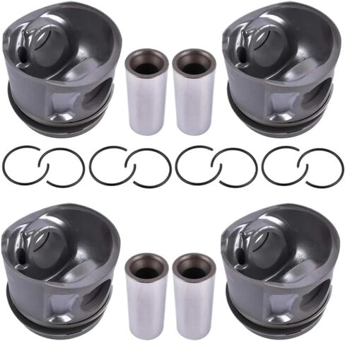 Pistons And Rings 4x STD AP03 Compatible With Transit Ducato Jumper in Saudi Arabia