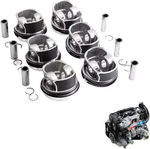Piston Rings Set for 3.6L VR6 FSI Engines Compatible with Q7 and CC Models with Engine Codes BLV BWS CNNA CDVA BHK in Saudi Arabia