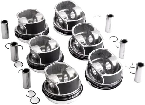 Piston Rings Set for 3.6L VR6 FSI Engines Compatible with Q7 and CC Models with Engine Codes BLV BWS CNNA CDVA BHK in Saudi Arabia