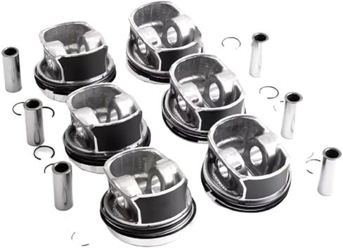Piston Rings Set for 3.6L VR6 FSI Engines Compatible with Q7 and CC Models with Engine Codes BLV BWS CNNA CDVA BHK in Saudi Arabia