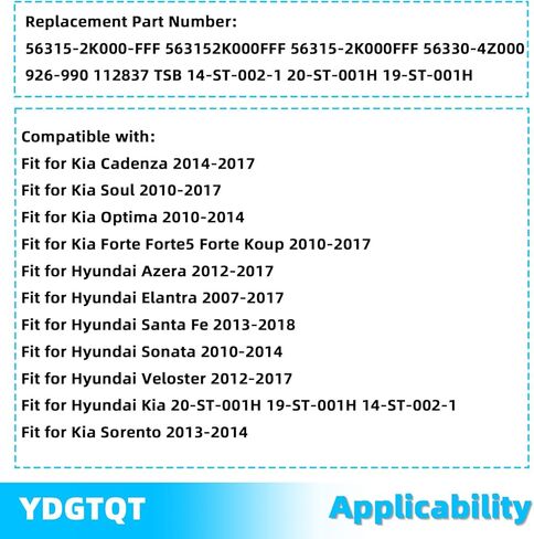563152K000FFF مقرنة مرنة مطاطية اقتران مرن مقرنة توجيه تناسب Hyundai Sonata Elantra Santa Fe Azera Veloster يناسب Kia Soul يناسب Kia Optima 2010-2014 Forte Cadenza 2014-2017 in Saudi Arabia