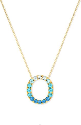 قلادات STORYJEWELLERY الأولية للنساء، قلادة أولية من الفضة الإسترلينية عيار 925، قلادة بحروف أنيقة مع سحر أولي، قلادة ذهبية للنساء، هدايا عيد الأم، هدية تخرج in Kuwait