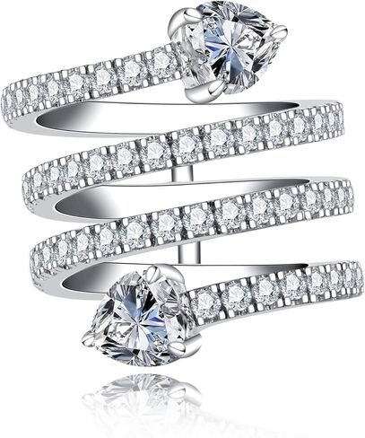 Cubic Zirconia Half Eternity Rings CZ Wedding Bands 5A Grade D Color Lab Grown Diamond Stackable Anniversary Band Ring for Women in Kuwait