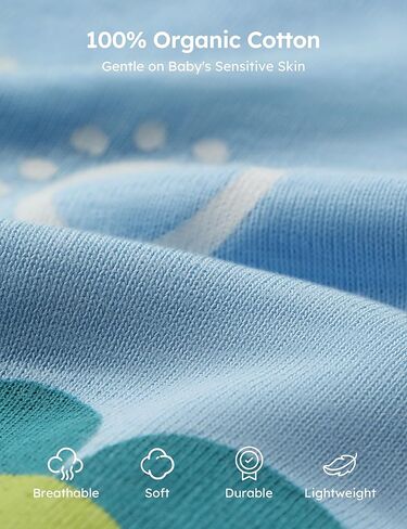 Yoofoss Toddler Pajamas Organic Cotton Baby Girl Boy Pajamas Summer Short Sleeve Kids Clothes Snug Fit Pjs Set 2 Piece in Kuwait