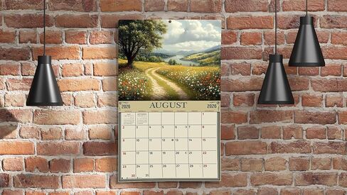 تقويم حائط الريف الإنجليزي القديم لعام 2026 مقاس 16 شهرًا مقاس X-Large 14x22، من شركة The KING Company-Monster Calendars in Kuwait