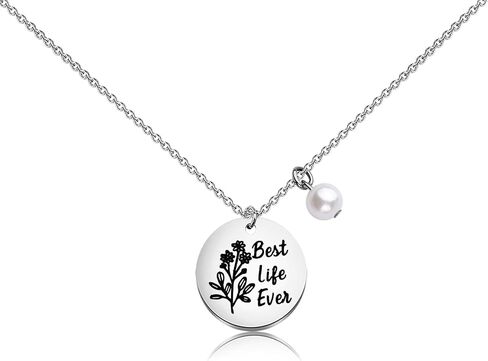 Lywjyb Birdgot Best Life Ever Necklace JW Pioneer Gift Religious Jewelry Special Convention Merch in Saudi Arabia
