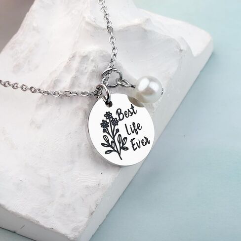Lywjyb Birdgot Best Life Ever Necklace JW Pioneer Gift Religious Jewelry Special Convention Merch in Saudi Arabia