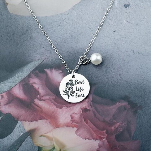 Lywjyb Birdgot Best Life Ever Necklace JW Pioneer Gift Religious Jewelry Special Convention Merch in Saudi Arabia