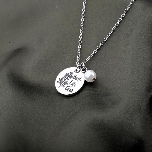 Lywjyb Birdgot Best Life Ever Necklace JW Pioneer Gift Religious Jewelry Special Convention Merch in Saudi Arabia