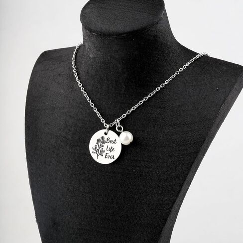 Lywjyb Birdgot Best Life Ever Necklace JW Pioneer Gift Religious Jewelry Special Convention Merch in Saudi Arabia