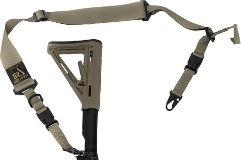 S2Delta - USA Made Premium 2 Point Rifle Sling, Fast Adjustment, Modular Attachment Connections, Comfortable 2" Wide Shoulder Strap in Saudi Arabia
