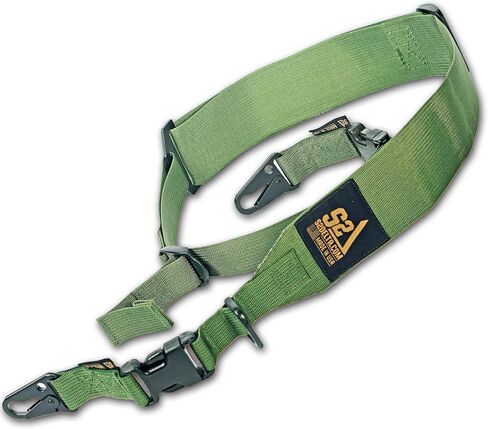 S2Delta - USA Made Premium 2 Point Rifle Sling, Fast Adjustment, Modular Attachment Connections, Comfortable 2" Wide Shoulder Strap in Saudi Arabia