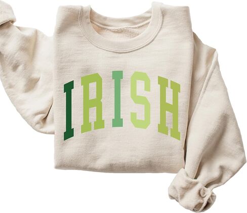 Retro Irish Sweatshirt, St Patricks Day Hoodie in Saudi Arabia