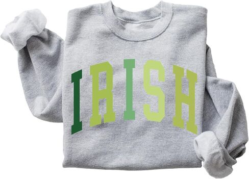 Retro Irish Sweatshirt, St Patricks Day Hoodie in Saudi Arabia