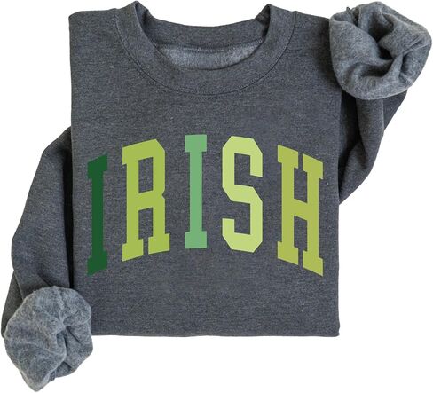 Retro Irish Sweatshirt, St Patricks Day Hoodie in Saudi Arabia