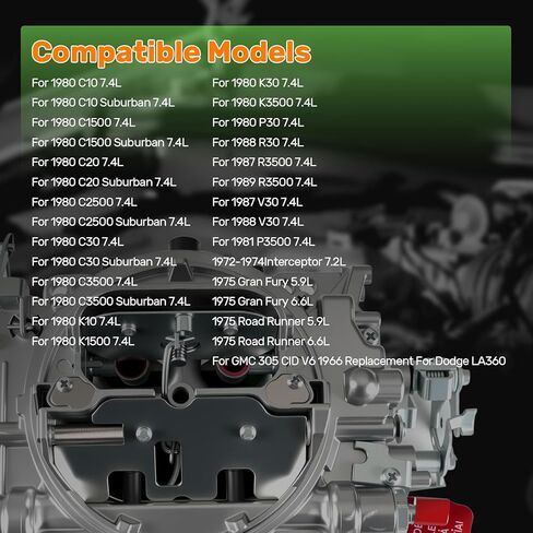 1905 Carburetor For Edelbrock AVS2 Series Manual Choke 4 Barrel 650 CFM Carburetor in Saudi Arabia