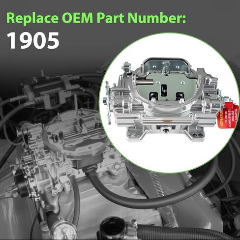 1905 Carburetor For Edelbrock AVS2 Series Manual Choke 4 Barrel 650 CFM Carburetor in Saudi Arabia