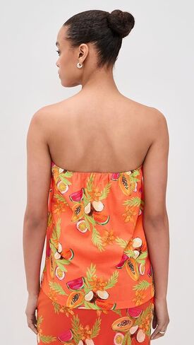 Bailey Rose Women's Papaya Strapless Top in Saudi Arabia