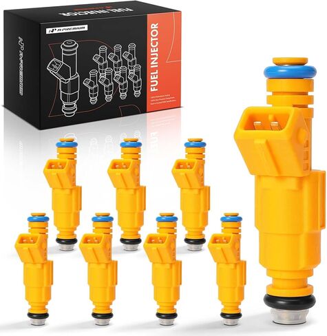 A-Premium Fuel Injectors Compatible with Ford F250 F350 E350 Super Duty 1999, E-350 Econoline (Club Wagon), Econoline Super Duty, 6.8L, Gas, Set of 10, Replace# F6VZ9F593AA in Saudi Arabia