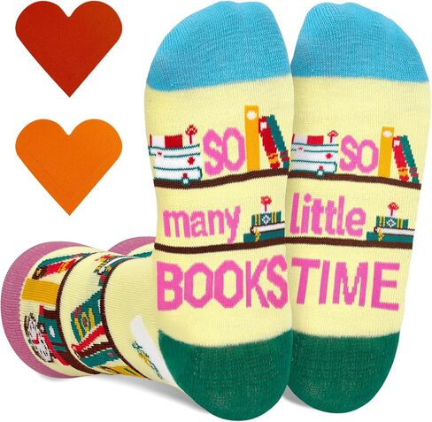 Book Lovers Gifts, Reading Socks for Women, Funny Socks for Book Lovers, Great Christmas, Reading Day Gift for Book Lover or Fun Everyday Wear in Kuwait