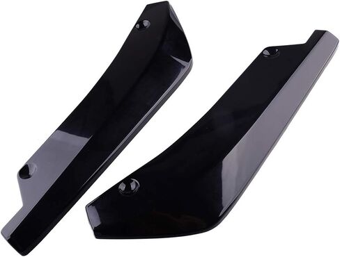 beler 2pcs Rear Lip Diffuser Wrap Angle Splitters Canard Aprons Fit for Dodge Charger R/T SRT SXT 2006-2020 in Saudi Arabia