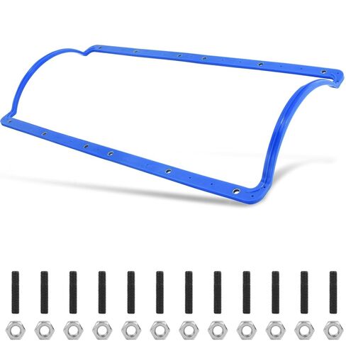 Oil Pan Gasket with Rigid Core Compatible with Moroso 27293 for Ford 7.3 Powerstroke 1994 to 2003 and International T444E Engines Oil Resistant Material Leak Free Design Easy Installation in Kuwait