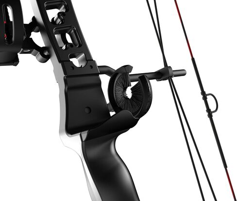 قوس Barnett Vortex Lite للشباب - طول السحب 22-25 بوصة، القوس المركب للصيد 18-29 رطل، قابل للتعديل بنسبة 60-70%، 3 دبوس من الألياف البصرية، مسند تثبيت الفرشاة، جعبة سريعة الحركة، حلقة D مثبتة in Saudi Arabia