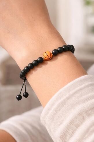 VIY Personal Card Basketball bracelet, Basketball gifts for senior night, Gifts for team, players, lover, mom, daughter, sister, friend, coach in Kuwait