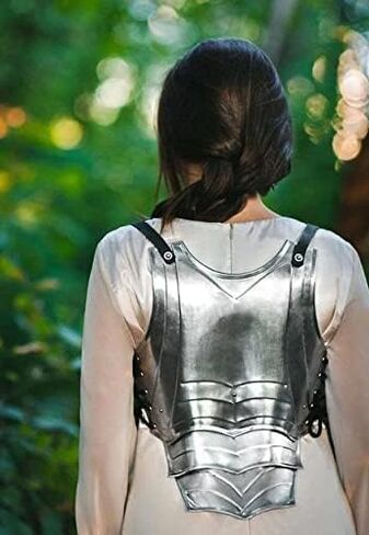 ELEGANT NAUTICAL DECOR Medieval Steel Lady Armor Steel Corset Breastplate Jacket Armor Cosplay Movie Dress Halloween Costume in Saudi Arabia