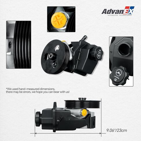 Power Steering Pump with Pulley Compatible with 2006-2011 Chevrolet Impala 2006/2007 Chevrolet Monte Carlo 3.5L/3.9L Replace 15267585 88964571 20-69989 in Saudi Arabia